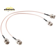 2Pcs 3G HD SDI Cable BNC Cable 30cm 75 Ohm for Cameras  Video Equipment Supports HD-SDI 3G-SDI 4K 8K