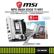MSI MPG B850I EDGE TI WIFI DDR5 Mini-ITX Motherboard Socket AM5 (3Yrs MSI Warranty)