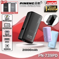 Pineng PN-739 20000mAh PowerBank 22.5W Fast Charging Super Mini Power Bank Original Pineng Powerbank