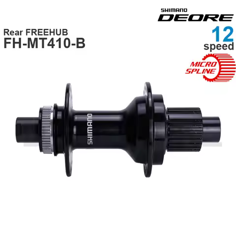 SHIMANO DEORE Hub HB-MT410 HB-MT410-B Rear FREEHUB FH-MT401 FH-MT410-B 12 Speed MICRO SPLINE origina