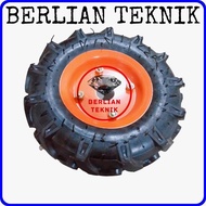 promo - Roda Set Ban Traktor Tiller Ukuran 3.5 x 6 inchi