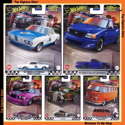 Hot Wheels Premium 2024 Boulevard Hotwheels 1/64 Car Model Ford Volkswagen Nissan Volvo Chevrolet Co