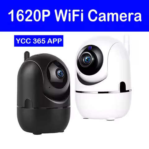 IP Camera Wifi YCC365 Plus Smart Home 1620P HD Surveillance Camera Auto Tracking Night Vision Wirele