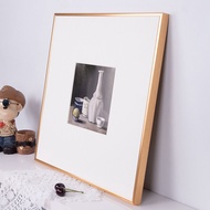 กรอบรูปอลูมิเนียมอัลลอยด์สำหรับติดผนัง ขนาด 30x30 40x40 50x50 ทรงสี่เหลี่ยม พร้อมแผ่นกระดาษ อุปกรณ์ต