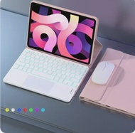ทัชแพดคีย์บอร์ดแบบ Backlit สําหรับ iPad Air 11 M2 2024 Air 11 M3 2025 Funda แท็บเล็ตที่ถอดออกได้คีย์