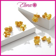 Elena Emas Korea Emas Sadur Subang/Anting Dewasa/Budak (EE29)(EE553)(EE554)(EE555)