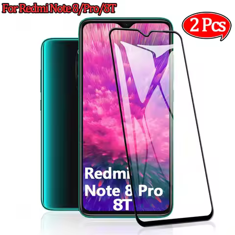 2pcs Tempered Glass for Redmi Note 8T Screen Protector for Redmi-Note-8 Xiomi Xiaomi Redmi Note 8 Pr