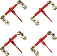 1/4"-5/16" Chain Binder, Ratchet Load Binder with 2,600Lbs Load Capacity, Use with G70 1/4‘’ Chain, 