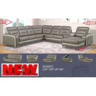 BRISBANE  350 High Back Modern CORNER Sofa SET Available in FABRIC / CASA LEATHER / ANTI - SCRATCH HIGH TECH MATERIAL