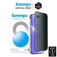 Simmpo ฟิล์มกระจกสำหรับ iPhone 17 / Air / 17 Pro / 17 Pro Max / 16 Pro / 16 Pro Max รุ่น Anti-Blue L