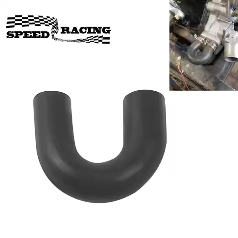 Heater Core Bypass Hose Coolant Crossover U Type Water Pump Rubber Pipe For LS/LT Engine LM7 LR4 LQ4