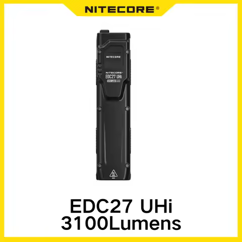 NITECORE EDC27 UHI 3100Lumens Beam Distance 220 Meters USB-C Recharageble Tactical Flashlight Built-