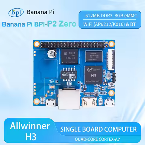 Banana Pi BPI-P2 Zero Allwinner H3 512M DDR 3 RAM 8G eMMC Integrated Circuits Open Platform Device S