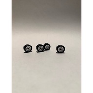 Hot Wheels Real Riders Mattel BBS LM Chrome 10 10 Rubber Tires BBS RS LM Mattel SwapOriginal Rubber 