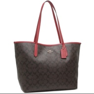 Coach tote bag Signature Ladies 5696