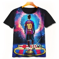 Kids Football T-Shirt - Cute 3D Football T-Shirt - Lionel Messi Football Printing T-Shirt LM-1-desig