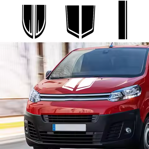 Car Hood Cover Engine Vinyl Stickers For Peugeot Expert Traveller Citroen Jumpy Fiat Scudo Camper Va