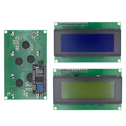LCD2004+I2C Display Module 2004 20x4 2004A Blue Green Screen Character LCD IIC Serial Interface Adap