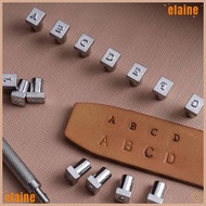 ELAINE Leather Stamping Tool, 10 Number 26 Capital Letter Alphabet Stamping Kit, Crafting Kit DIY Le