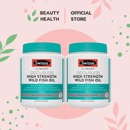 [Cashback | Bundle of 2] Swisse Odourless High Strength Wild Fish Oil 1500mg 400 Capsules [BeautyHea
