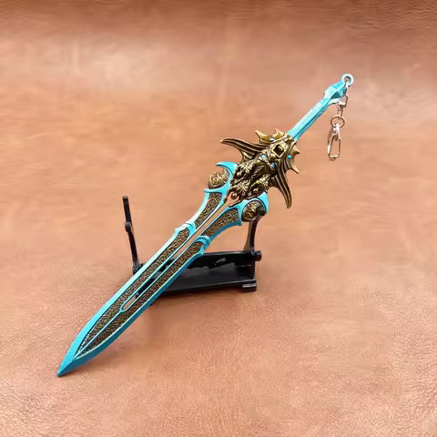 21cm Battle Version Olympus Sword God of War : Ragnarok Peripheral Sword Model Desktop Display Ornam
