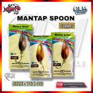 SAWA-D MANTAP SPOON COPPER 4G | 7G FOR FISHING