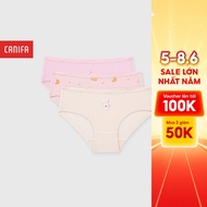 Combo of 3 CANIFA girls' brief underwear, soft and stretchy| OEKO-TEX 1US26A002 girls underwear