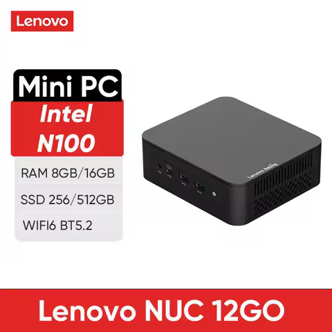 lenovo NUC 12GO Mini PC Intel Alder Lake N100 12GB RAM 512GB ROM WiFi 6 BT5.2 Windows 11Desktop Mini