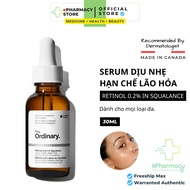 The Ordinary Retinol 0.2% In Squalane - Retinoids anti-aging essence, fades, reduces acne scars 30ml