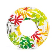 Prosun Intex Lush Tropical Tube 97-cm / 38-Inches Inflatable Swim Ring Children Age 9+ Pool Float Fl