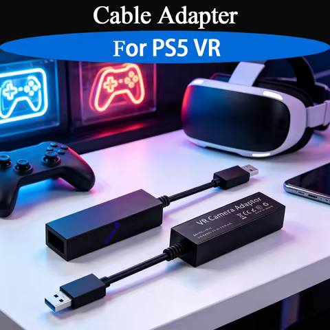 New Cable Adapter For PS5 VR Mini Male To Female Adapter For PS5 VR Conversion Camera Adapter For PS