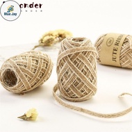 BJ 5/10M/Roll 0.5mm Vintage Jute Burlap Rolls Party  Hessian Ribbon Fish Silk Rope Lace Rustic Ornam