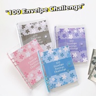 100 Envelope Savings Challenge, 100 Envelope Money Saving 100 Envelope Challenge Binder, Habit Noteb