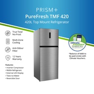 PRISM+ PureFresh TMF 420 | 420L Top Mount Freezer Refrigerator | Inverter Compressor