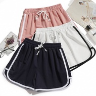 Women Casual Short Pants Style Exercise Seluar Pendek Perempuan Tali Shorts Pants Sports Running S-2