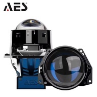 AES Turbo SE ULTRA BI-LASER  Biled Projie 3 INCH Lampu Motor Dan Mobil Satuan-Paket Lengkap Original