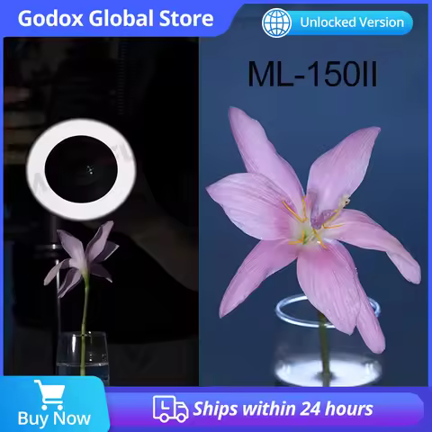 Godox ML-150II ML150II Macro Ring Speedlite Flash Light For Canon Nikon Pentax Sony Olympus DSLR Cam