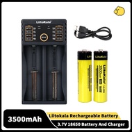 Liitokala Lii-35S Protected 18650 3500mAh Rechargeable Li-lon battery with Charger