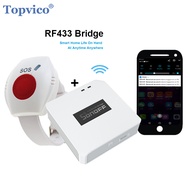 2025 WIFI SOS Button for Elderly RF 433mhz Panic Button Emergency Alarm Wirelss Watch Bracelet Old P