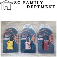 LUGGAGE SMALL NUMBER LOCK APPROXIMATELY 6 - 8CM RANDOM COLOUR