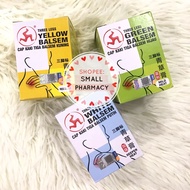 Three Legs Balsem 36g - Green Balsem Light / Yellow Balsem Regular / White Balsem Deep heat