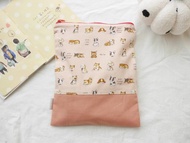 幼稚園幼兒園兩件組 室內鞋袋 衣物袋 拉鍊袋 萬用袋 狗狗款