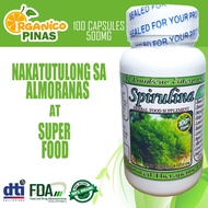 Spirulina Tulong para sa Almoranas at Super Food Tablets 100s x 250mg - Organico Pinas