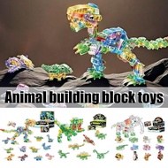 Tyrannosaurus Rex Marine Life Boy Dinosaur World Small Assembled Blocks Particle Building G5u8