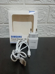 SAMSUNG ORI Charger Galaxy A10S A10 / A01 A01 Core - Samsung M10S M10/ Galaxy A6 A6 Plus A6+ 2A-5V Kabel Micro USB - Cas Casan ORI SAMSUNG