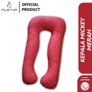 BANTAL USHAPE KEKABU SAIZ 30X50 INCI - COTTON [SARUNG BERZIP]