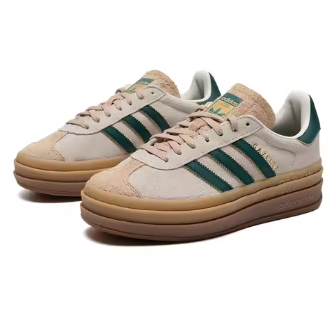 Adidas Originals Gazelle Bold Women's T-Head Shoes Thick-Soled Low-Top Sneakers Lightweight Retro Ca