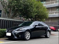 2015年 LEXUS IS250 頂級N版 黑2.5 跑7萬