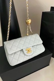 Chanel🩶灰色金球MINI CF20 全新有單💖✨