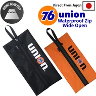 UNION76 BP‑7910 Water‑Resistant Shoe Bag Large Zip Open Utility Black 76Lubricants motocycal